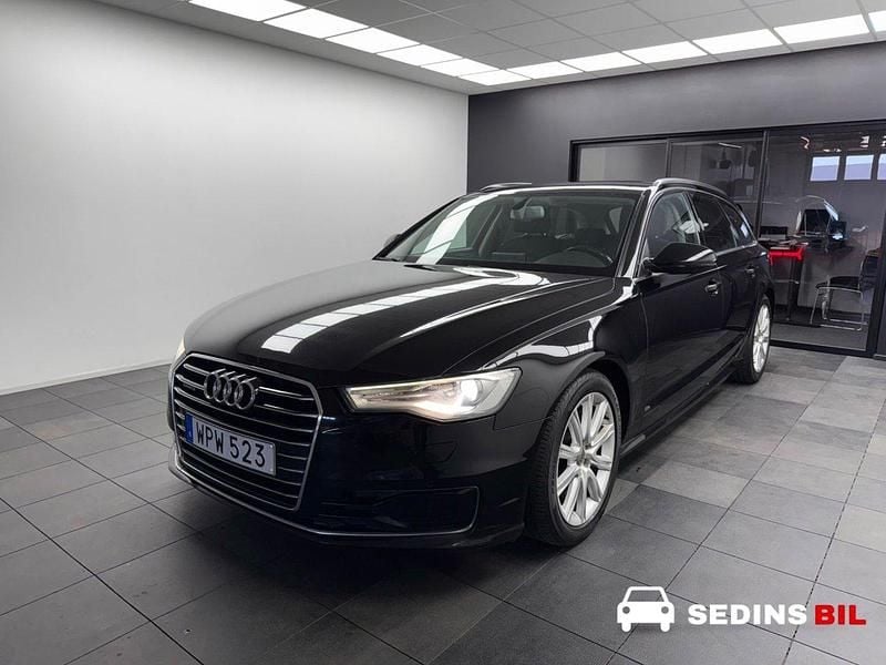 Svart Begagnad 2015 Audi A6 Ambition Kombi | 139 900 kr (Marknadspris) - Bild 1/3