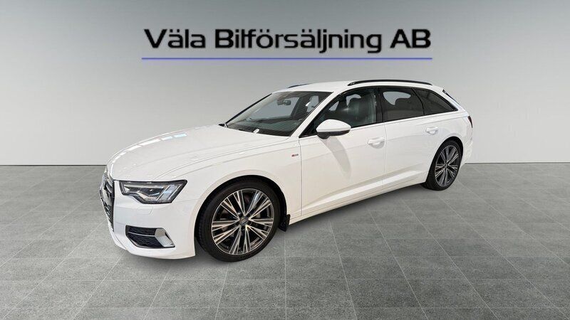 Vit Begagnad 2018 Audi A6 S-Line Kombi | 369 900 kr (Marknadspris) - Bild 1/4