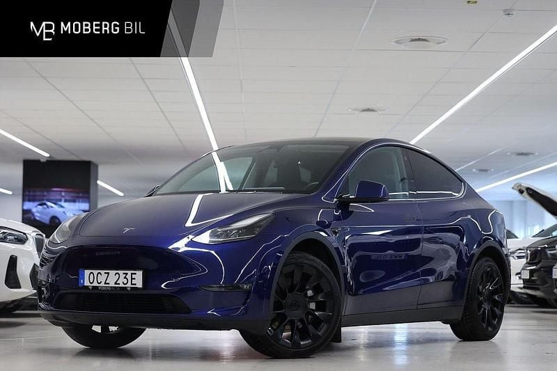 Blå Begagnad 2023 Tesla Model Y Long Range AWD SUV | 459 900 kr - Bild 1/3