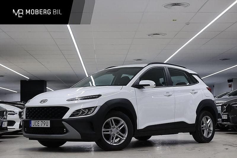 Vit Begagnad 2023 Hyundai Kona Essential SUV | 189 900 kr (Bra pris) - Bild 1/2