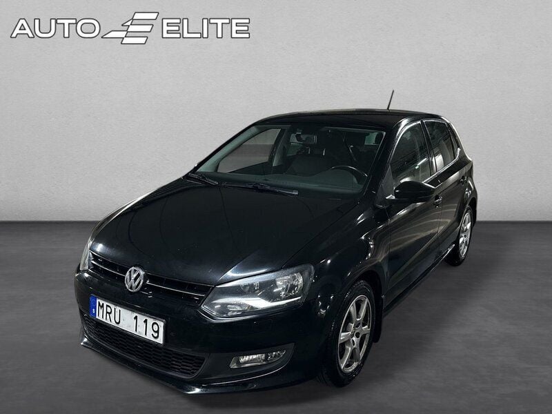 Svart Begagnad 2012 VW Polo Halvkombi | 58 800 kr (Marknadspris) - Bild 1/4