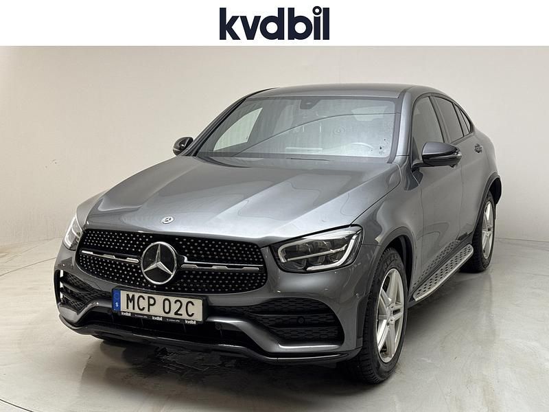 Grå Begagnad 2020 Mercedes GLC220 Sportkupé | 370 000 kr - Bild 1/3