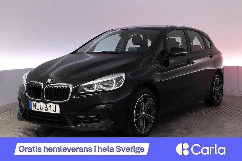Svart Begagnad 2019 BMW 225 Active Tourer Sport Line Minibuss | 215 900 kr - Bild 1/4