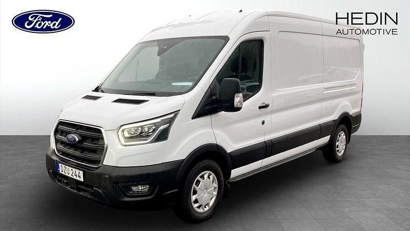 Vit (white) Begagnad 2021 Ford Transit Trend Van | 264 900 kr - Bild 1/4