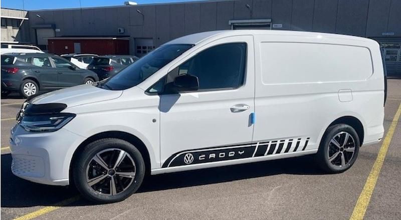 Vit Ny 2025 VW Caddy Maxi Minibuss | 489 900 kr (Dyr) - Bild 1/2
