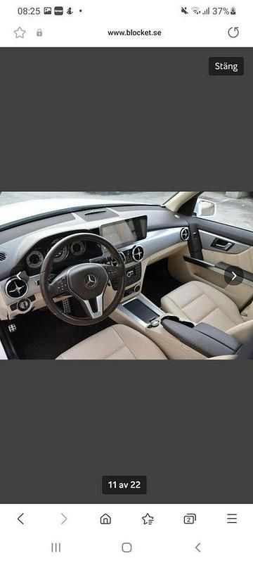 Vit Begagnad 2014 Mercedes GLK220 SUV | 155 000 kr (Marknadspris) - Bild 1/1