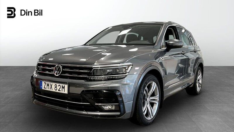 Grå Begagnad 2019 VW Tiguan Executive SUV | 259 900 kr (Bra pris) - Bild 1/4