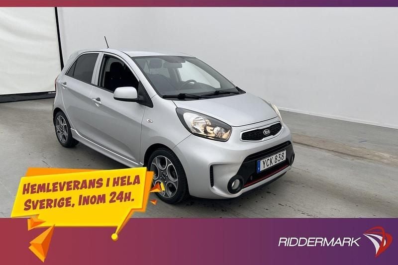 Grå Begagnad 2016 Kia Picanto Halvkombi | 84 700 kr (Lite dyr) - Bild 1/3