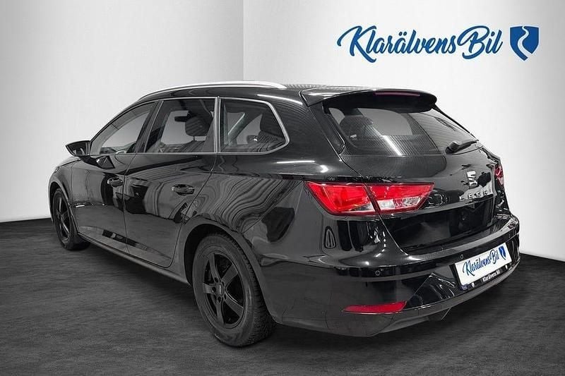 Begagnad Seat Leon ST Ecomotive 116 HK (85 kW) 2017 Svart Kombi