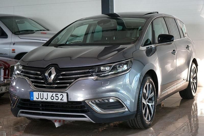 Grå Begagnad 2015 Renault Espace SE Minibuss | 184 500 kr (Marknadspris) - Bild 1/4