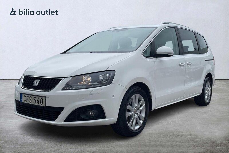 Vit Begagnad 2014 Seat Alhambra Minibuss | 119 900 kr (Superpris) - Bild 1/3