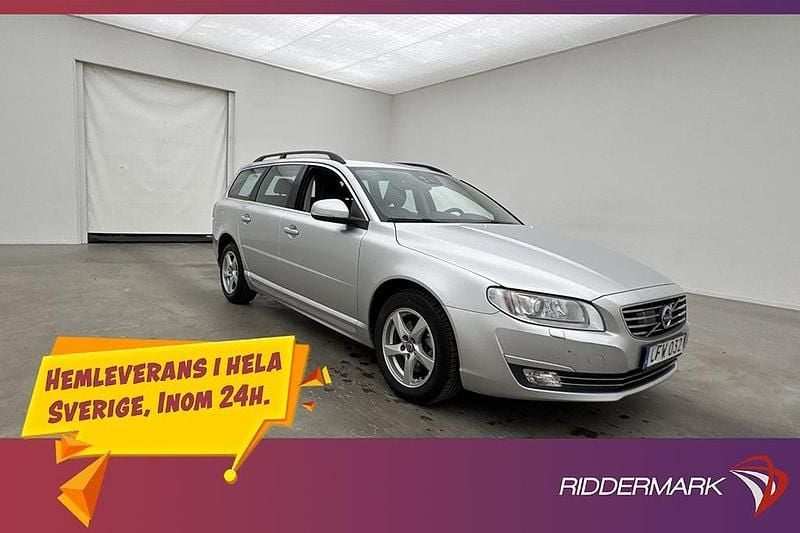 Silver Begagnad 2015 Volvo V70 Momentum Kombi | 154 900 kr (Lite dyr) - Bild 1/3