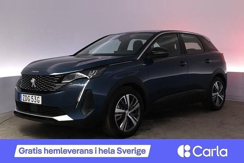 Begagnad Peugeot 3008 Active 224 HK (164 kW) 2022 Blå SUV