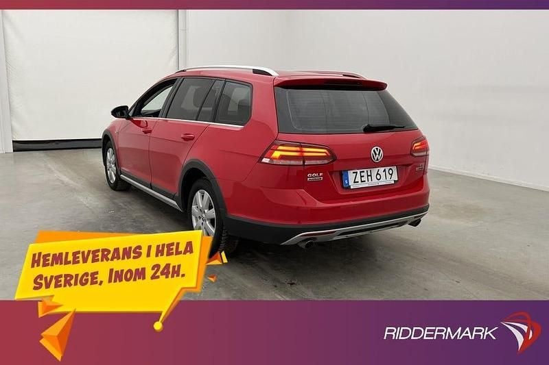 Begagnad VW Golf Alltrack 180 HK (132 kW) 2018 Röd Kombi