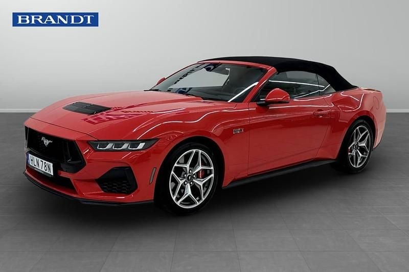 Röd Begagnad 2024 Ford Mustang GT Convertible Cab | 770 900 kr - Bild 1/4