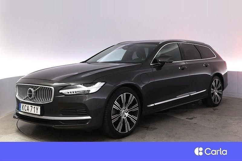 Grå Begagnad 2021 Volvo V90 Inscription Kombi | 429 900 kr (Dyr) - Bild 1/4
