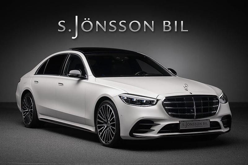 Vit Begagnad 2022 Mercedes S580 AMG Sedan | 1 249 000 kr - Bild 1/4