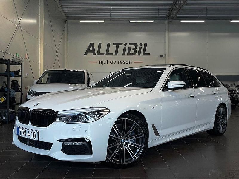 Vit Begagnad 2017 BMW 530 M Sport Kombi | 349 900 kr (Marknadspris) - Bild 1/3