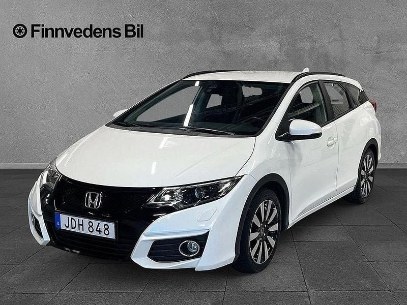Vit Begagnad 2015 Honda Civic Kombi | 119 000 kr (Marknadspris) - Bild 1/4