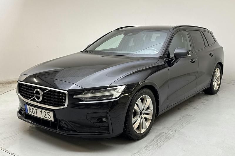 Svart Begagnad 2019 Volvo V60 R-Design Kombi | 199 000 kr (Marknadspris) - Bild 1/4