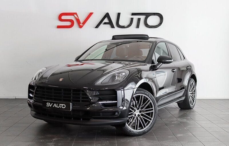 Svart Begagnad 2020 Porsche Macan SUV | 579 900 kr (Marknadspris) - Bild 1/4