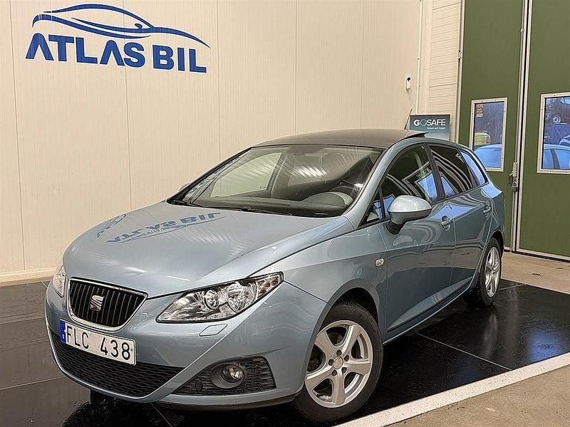 Ljusblå Begagnad 2010 Seat Ibiza ST Kombi | 69 900 kr (Marknadspris) - Bild 1/4