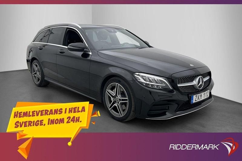 Svart Begagnad 2018 Mercedes C200 AMG Kombi | 249 800 kr (Lite dyr) - Bild 1/3