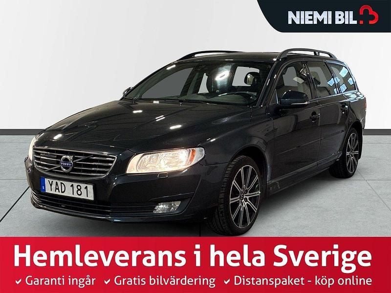 Grå Begagnad 2015 Volvo V70 Kinetic Kombi | 174 900 kr (Dyr) - Bild 1/3