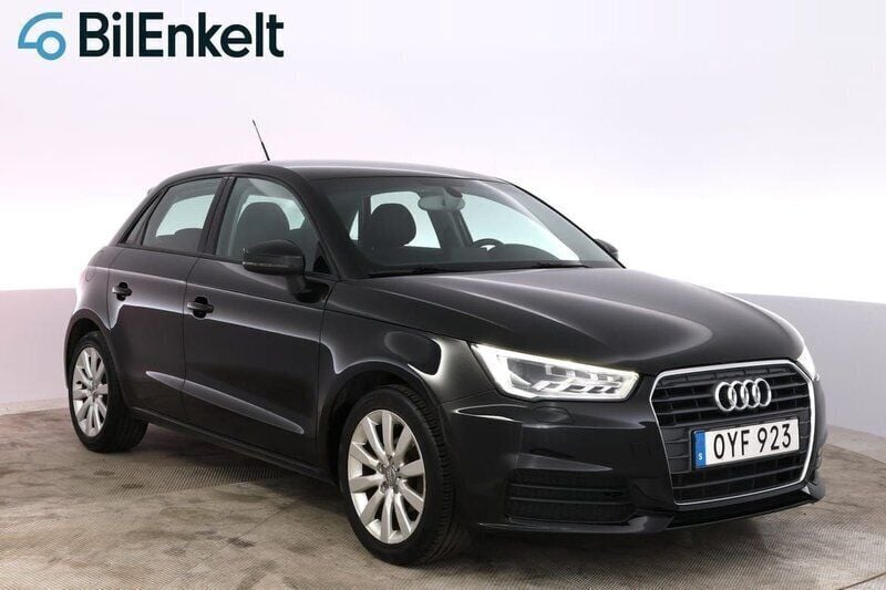 Svart Begagnad 2015 Audi A1 Sportback Halvkombi | 118 900 kr (Marknadspris) - Bild 1/4