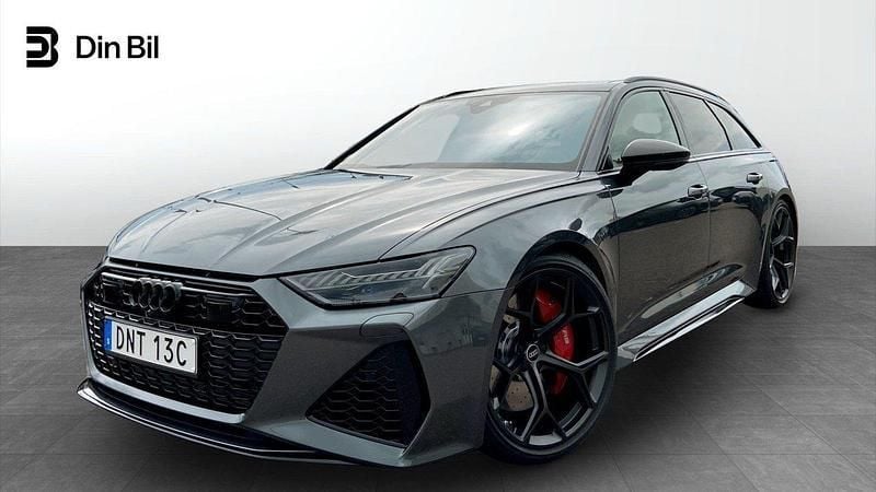 Grå Ny 2025 Audi RS6 Performance Kombi | 1 761 200 kr (Dyr) - Bild 1/4