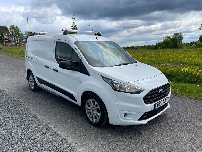 Vit Begagnad 2021 Ford Transit Van | 239 000 kr (Dyr) - Bild 1/4