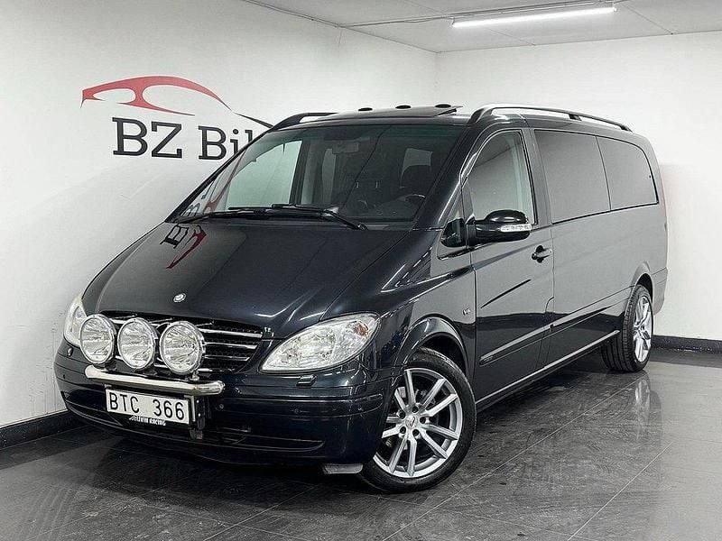 Svart Begagnad 2007 Mercedes Viano SE Minibuss | 159 900 kr (Dyr) - Bild 1/4