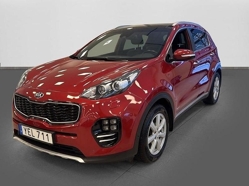 Röd Begagnad 2016 Kia Sportage GT-Line SUV | 219 000 kr (Marknadspris) - Bild 1/4