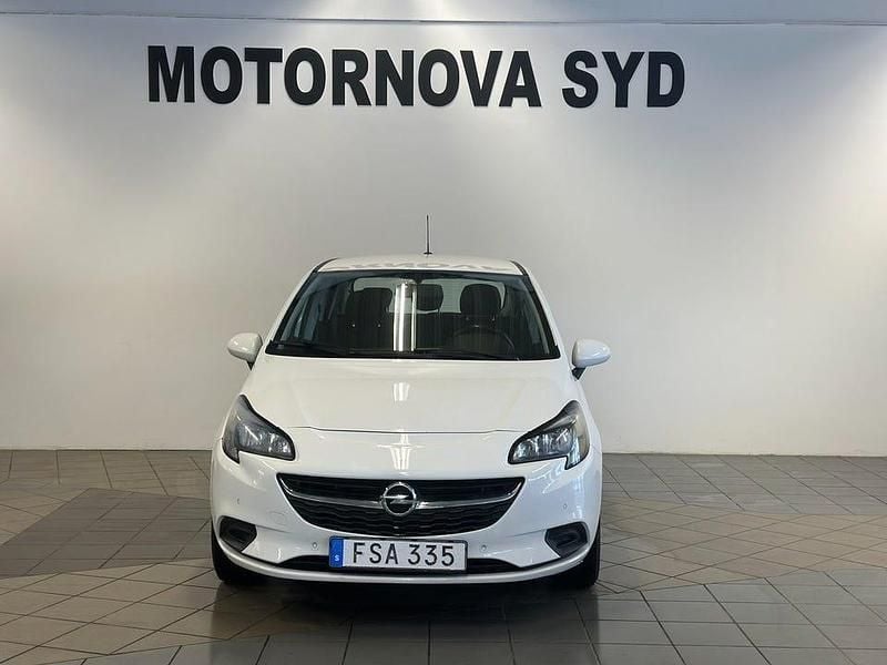 Begagnad Opel Corsa Enjoy 90 HK (66 kW) 2017 Vit Halvkombi