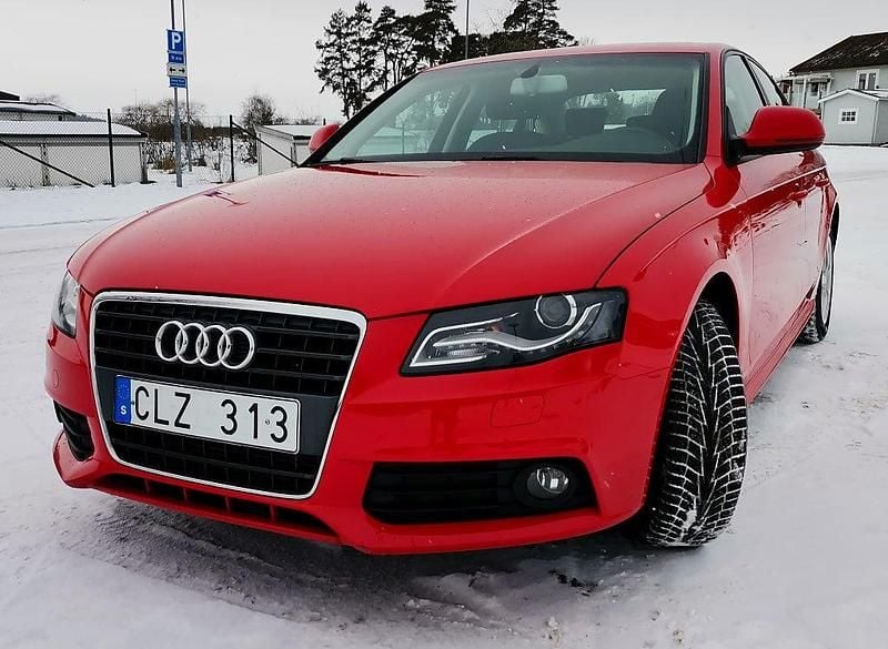Begagnad Audi A4 160 HK (117 kW) 2008 Röd Sedan