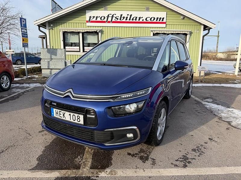 Begagnad Citroën Grand C4 Picasso 131 HK (96 kW) 2017 Blå Minibuss