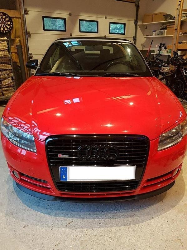 Röd Begagnad 2007 Audi A4 Cabriolet S-Line Cab | 76 000 kr - Bild 1/4