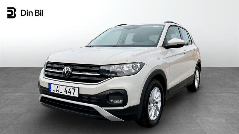 Grå Begagnad 2023 VW T-Cross Life SUV | 209 900 kr (Marknadspris) - Bild 1/4
