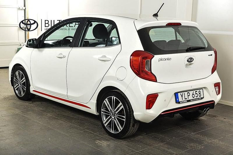 Begagnad Kia Picanto GT-Line 67 HK (49 kW) 2017 Vit Halvkombi