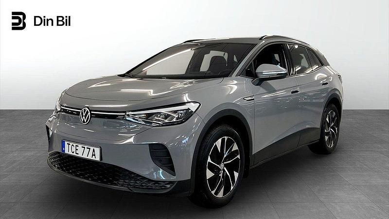 Grå (moonstone grey) Begagnad 2022 VW ID.4 Pro Performance SUV | 329 900 kr - Bild 1/4