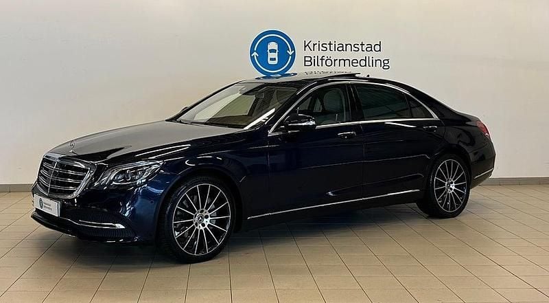 Begagnad Mercedes S350 Night 286 HK (210 kW) 2018 Mörkblå (blå) Sedan