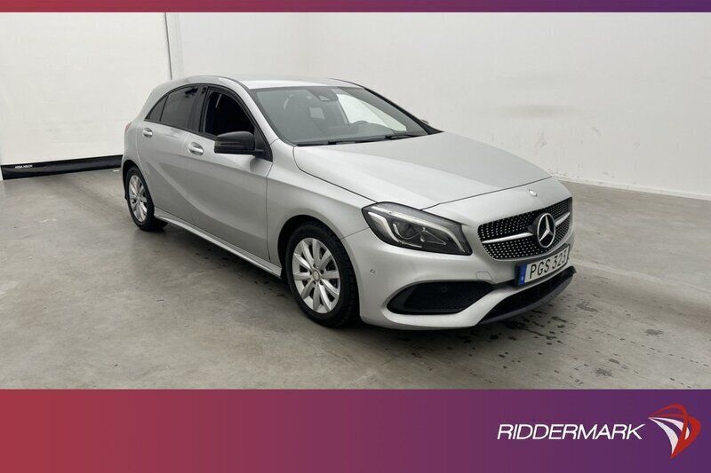 Silver Begagnad 2017 Mercedes A200 AMG Halvkombi | 164 800 kr (Marknadspris) - Bild 1/3