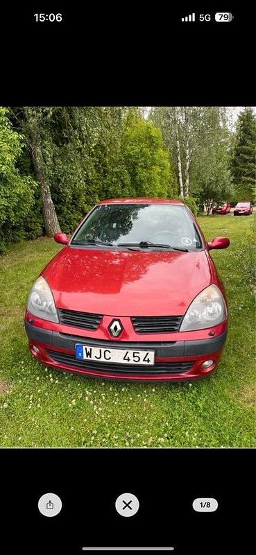 Röd Begagnad 2006 Renault Clio R.S. Halvkombi | 24 900 kr (Marknadspris) - Bild 1/4