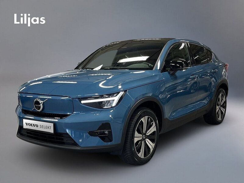 Blå Begagnad 2023 Volvo EC40 Ultimate SUV | 399 000 kr (Superpris) - Bild 1/2
