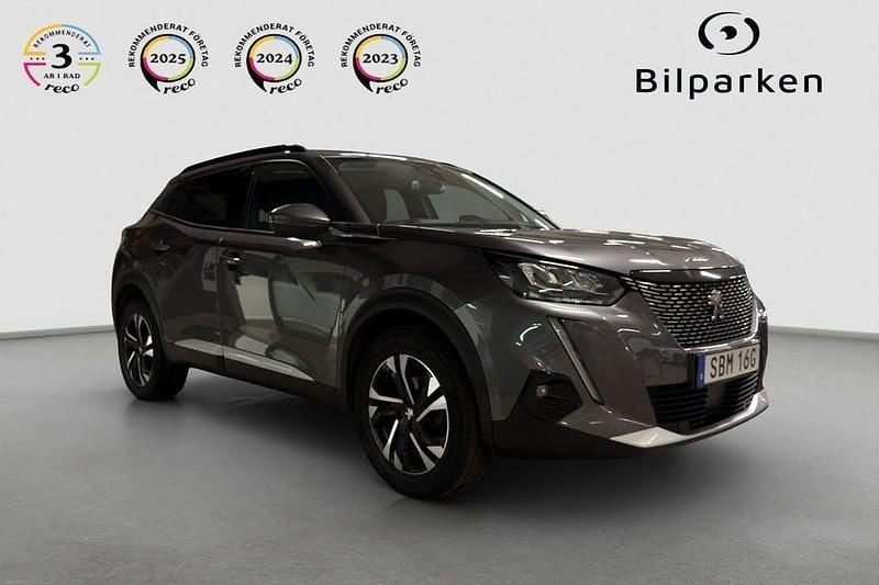 Grå Begagnad 2020 Peugeot 2008 SUV | 179 990 kr (Lite dyr) - Bild 1/4