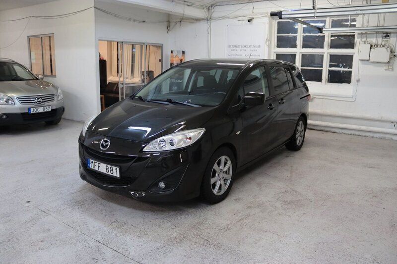 Begagnad Mazda 5 145 HK (106 kW) 2011 Svart Minibuss