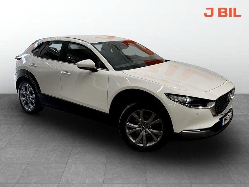 Arctic white Begagnad 2022 Mazda CX-30 Sky SUV | 219 900 kr (Bra pris) - Bild 1/4