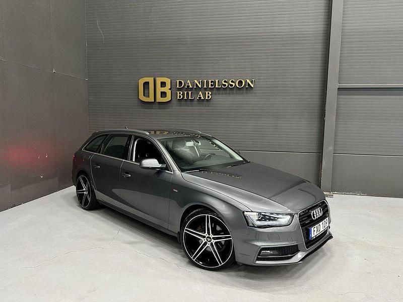 Grå Begagnad 2015 Audi A4 S-Line Kombi | 129 800 kr (Marknadspris) - Bild 1/4