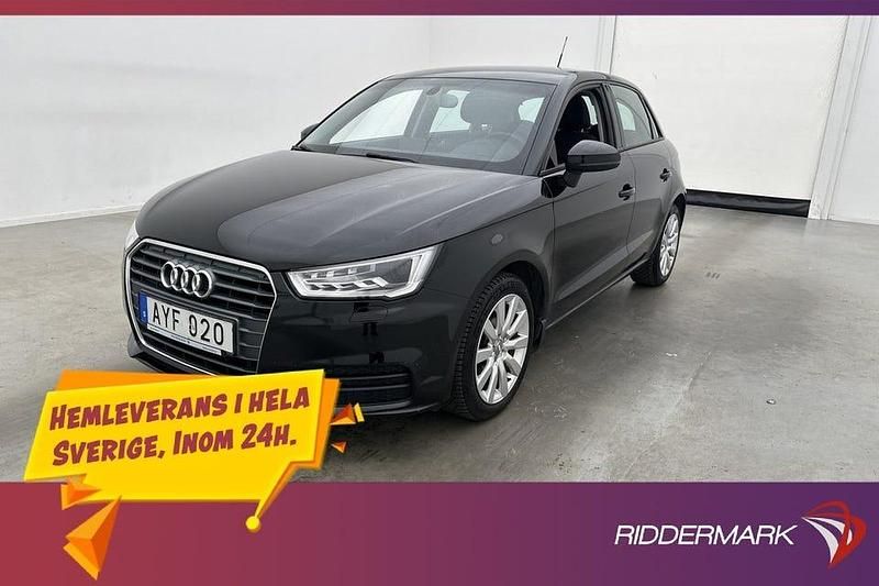 Svart Begagnad 2018 Audi A1 Sportback Proline Halvkombi | 149 800 kr (Marknadspris) - Bild 1/3