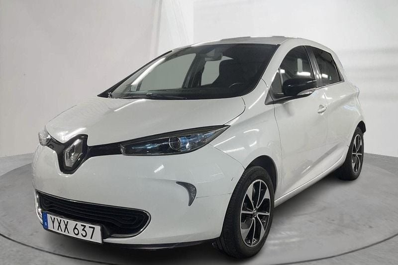 Vit Begagnad 2019 Renault Zoe Intens Halvkombi | 99 000 kr (Superpris) - Bild 1/4